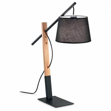 Настольная лампа декоративная Ideal Lux Eminent EMINENT TL1 NERO Цвет плафонов черный