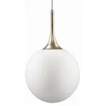 Подвесной светильник Lightstar Globo 813023 Цвет плафонов белый Цвет арматуры золото от ImperiumLoft