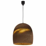 Подвесной светильник Favourite Karton 1236-3P Цвет арматуры черный Цвет плафонов коричневый от ImperiumLoft