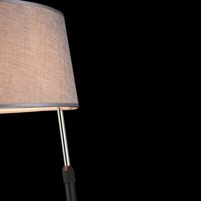 Настольная лампа декоративная Maytoni Bergamo MOD613TL-01B Цвет арматуры хром Цвет плафонов серый от ImperiumLoft