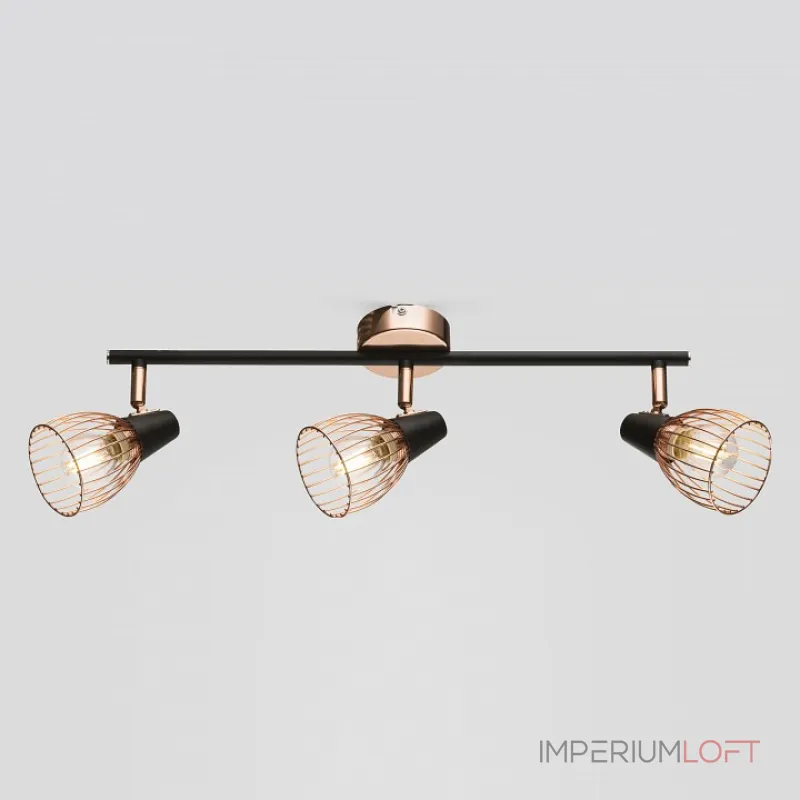 Спот Rivoli Insolito W3 CP Б0038137 Цвет арматуры медь Цвет плафонов медь