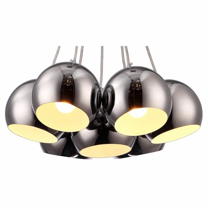 Подвесная люстра Arte Lamp Rondo A8072SP-7CC Цвет арматуры хром Цвет плафонов хром от ImperiumLoft