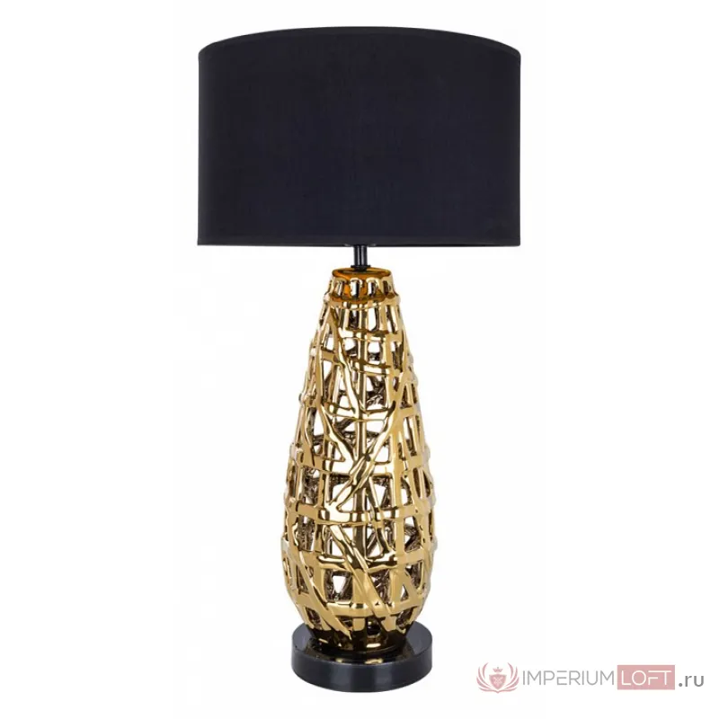 Настольная лампа декоративная Arte Lamp Taiyi A4002LT-1GO Цвет арматуры Желтый Цвет плафонов Черный от ImperiumLoft