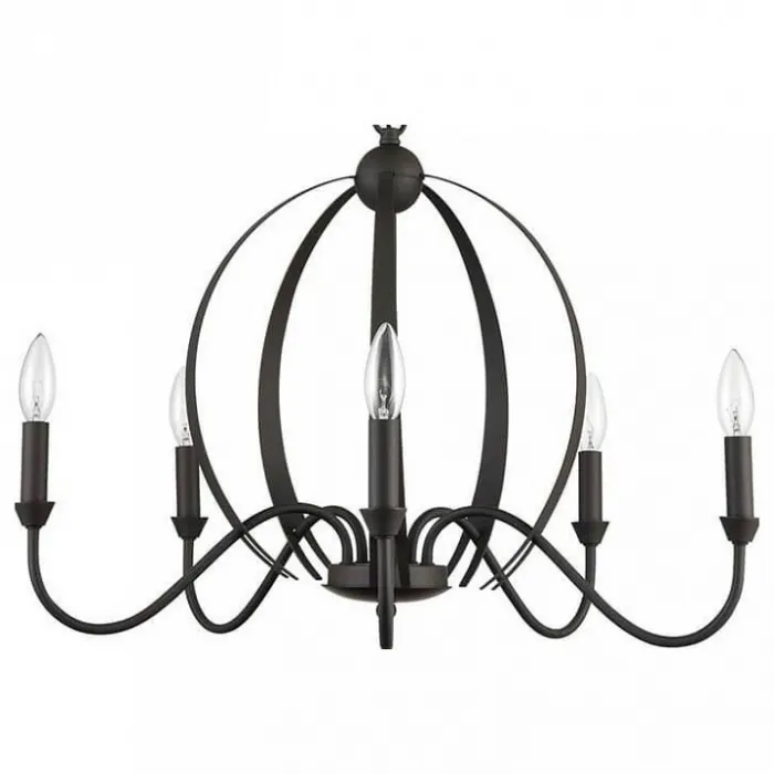 Подвесная люстра Vele Luce Artemis 742 VL4116P05 Цвет арматуры черный от ImperiumLoft
