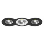 Встраиваемый светильник Lightstar Intero 111 i937070607 Цвет арматуры черно-белый
