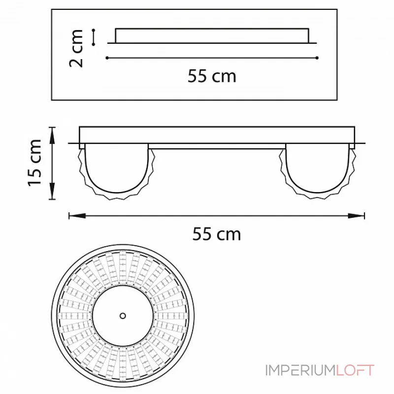 Потолочная люстра Lightstar Onda 741072  Потолочная люстра Lightstar Onda 741072
