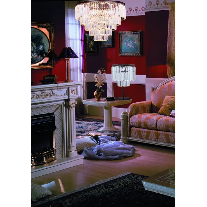 Настольная лампа декоративная Divinare Nova 3001/01 TL-4 Цвет плафонов прозрачный Цвет арматуры золото от ImperiumLoft