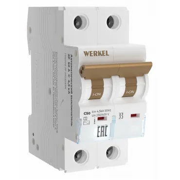 Автоматический выключатель 2P Werkel Автоматические выключатели W902P504