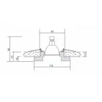 Встраиваемый светильник Donolux DL220 DL224G