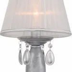 Настольная лампа декоративная Rivoli Argento T1 SL Б0038408 Цвет арматуры серебро Цвет плафонов белый