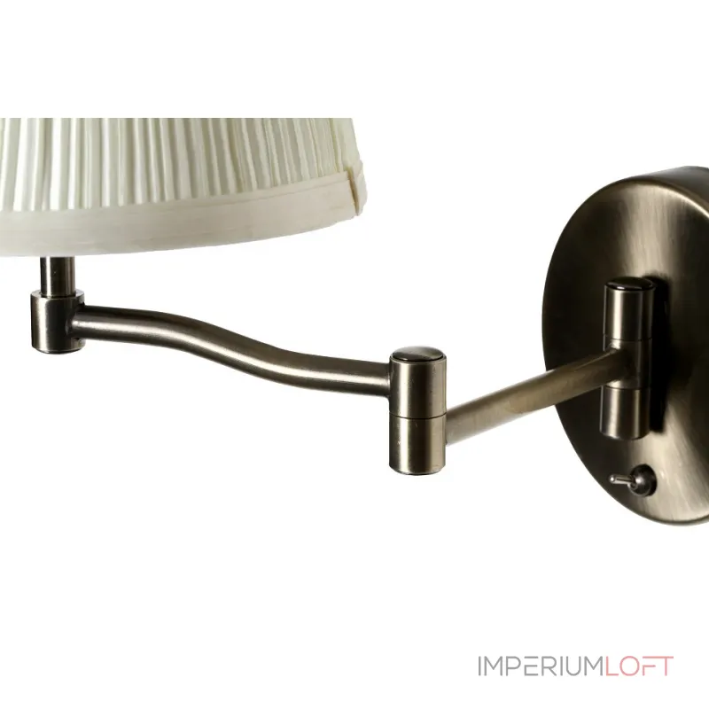 Бра Arte Lamp California A2872AP-1AB Цвет арматуры бронза Цвет плафонов кремовый