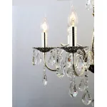 Подвесная люстра Rivoli Margareta Б0047911 Цвет арматуры серебро Цвет плафонов прозрачный