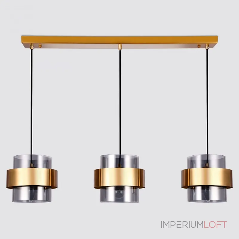 Подвесной светильник Ambrella Traditional 2 TR3652 Цвет арматуры золото Цвет плафонов серый Подвесной светильник Ambrella Traditional 2 TR3652 Цвет арматуры золото Цвет плафонов серый