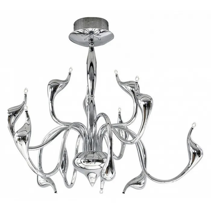 Подвесная люстра Azzardo Snake Pendant AZ0044 Цвет арматуры хром от ImperiumLoft