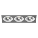 Встраиваемый светильник Lightstar Intero 111 i839060606 Цвет арматуры серый