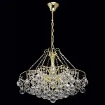 Подвесная люстра MW-Light Жемчуг 14 232017408 Цвет арматуры золото Цвет плафонов прозрачный от ImperiumLoft