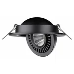 Встраиваемый светильник Novotech Gesso 358816 Цвет арматуры черный от ImperiumLoft
