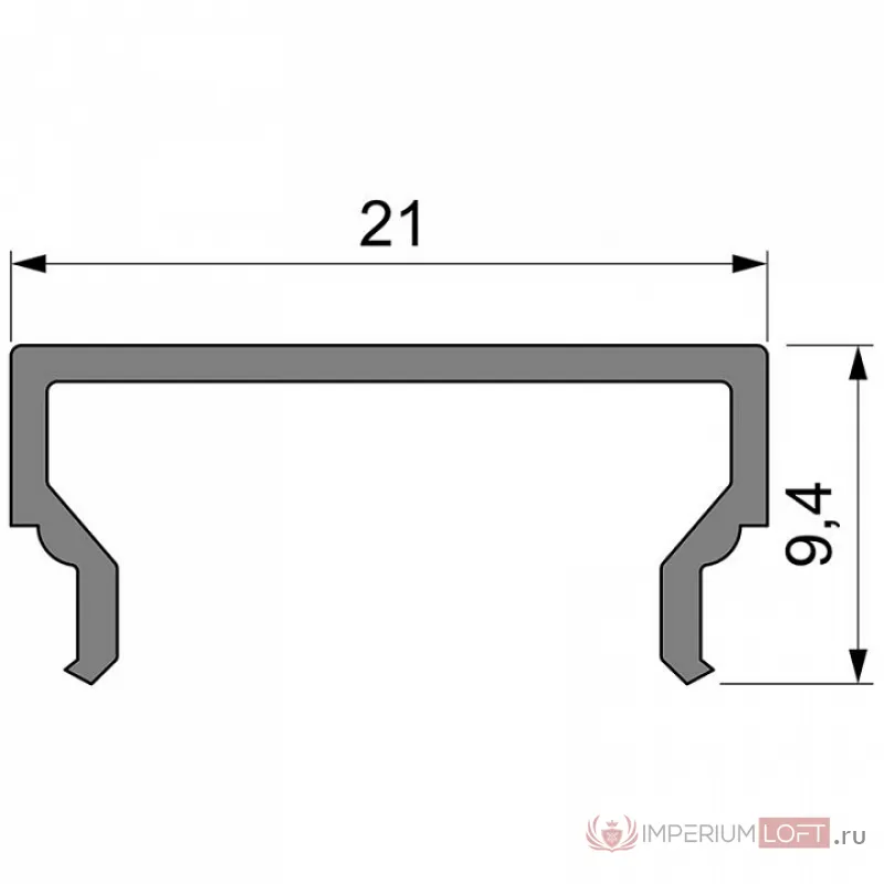Профиль накладной  Deko-Light H-01-15 984033 от ImperiumLoft