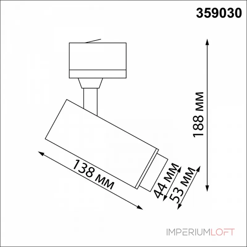 Трековый светильник Novotech Nail 359030 от ImperiumLoft Трековый светильник Novotech Nail 359030 от ImperiumLoft