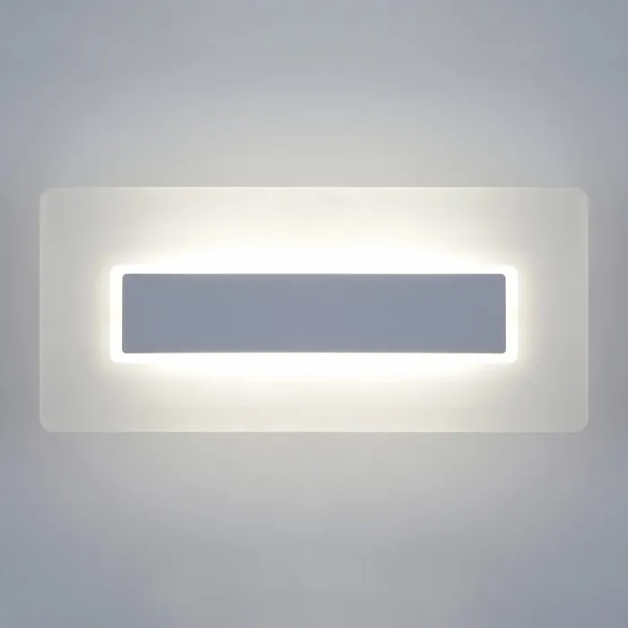 Накладной светильник Eurosvet Square 40132/1 LED белый Цвет арматуры белый Цвет плафонов белый от ImperiumLoft