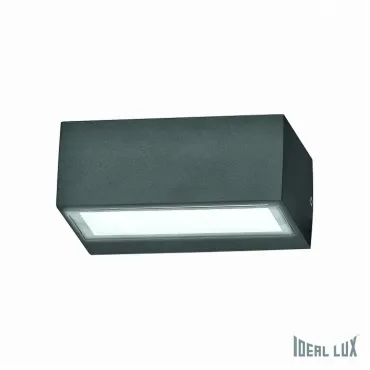 Накладной светильник Ideal Lux TWIN TWIN AP1 ANTRACITE Цвет арматуры серый Цвет плафонов серый