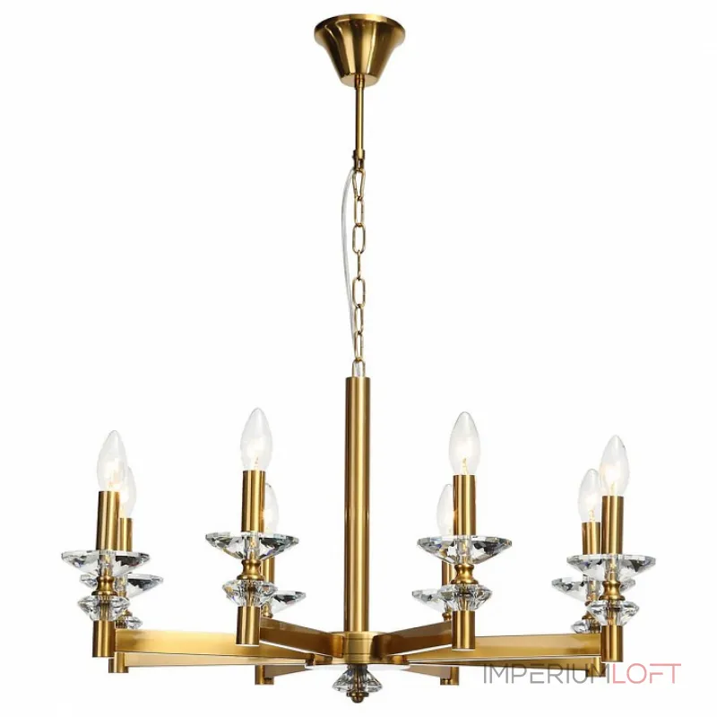 Подвесная люстра Stilfort Albert 1048/03/08P Цвет арматуры золото Подвесная люстра Stilfort Albert 1048/03/08P Цвет арматуры золото