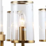 Подвесная люстра Stilfort Vase 1046/05/08P Цвет плафонов серый Цвет арматуры золото