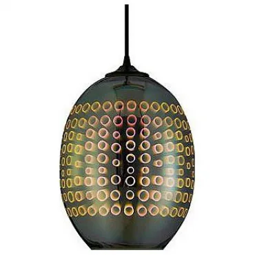 Подвесной светильник Horoz Electric Radian HRZ00002447 Цвет арматуры черный Цвет плафонов коричневый