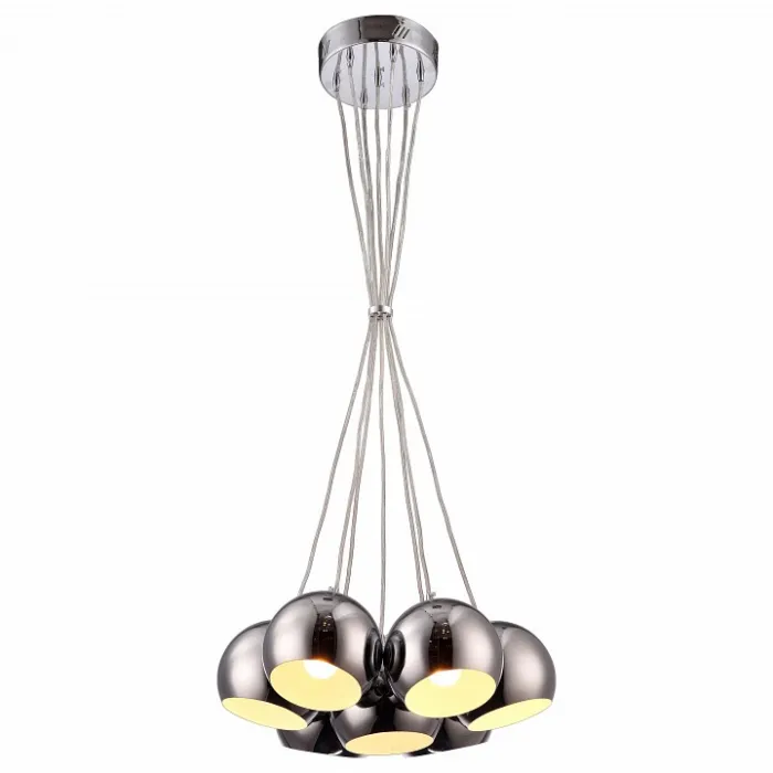 Подвесная люстра Arte Lamp Rondo A8072SP-7CC Цвет арматуры хром Цвет плафонов хром от ImperiumLoft