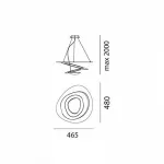 Подвесной светильник Artemide 1249010A от ImperiumLoft