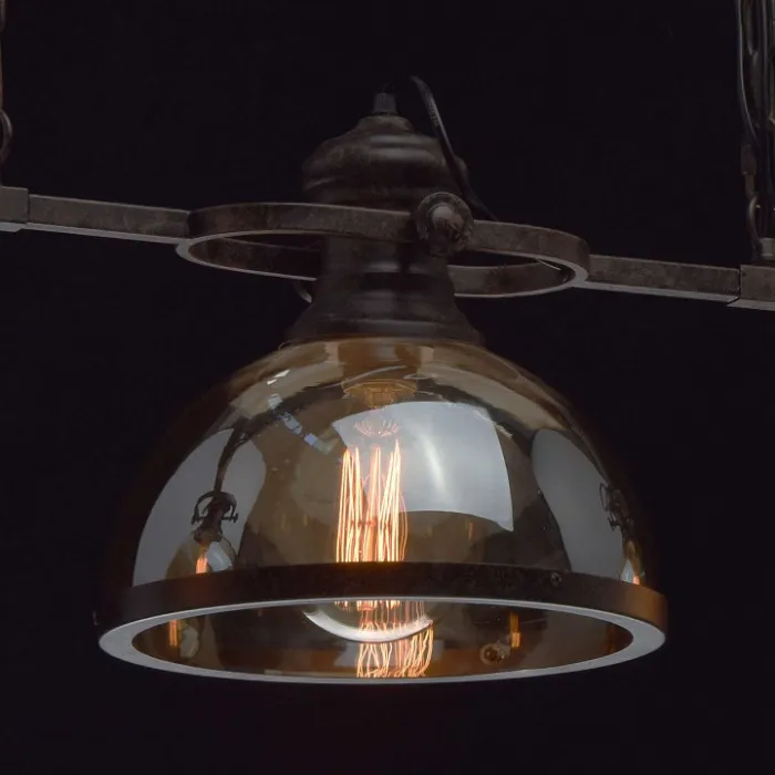 Подвесной светильник MW-Light Нойвид 682012103 Цвет арматуры коричневый Цвет плафонов коричневый от ImperiumLoft