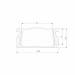 Короб накладной  Elektrostandard LL-2-ALP006 a041811 Цвет арматуры белый Цвет плафонов белый от ImperiumLoft