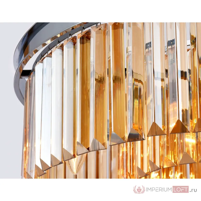 Подвесной светильник Ambrella Traditional 12 TR5097 Цвет плафонов янтарный Цвет арматуры хром от ImperiumLoft