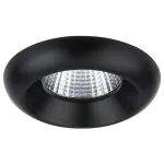 Встраиваемый светильник Lightstar Monde LED 071077 Цвет арматуры черный Цвет плафонов прозрачный