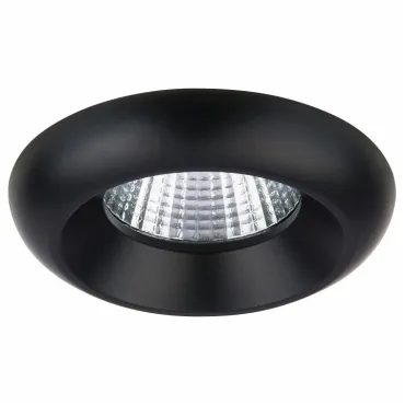 Встраиваемый светильник Lightstar Monde LED 071077 Цвет арматуры черный Цвет плафонов прозрачный