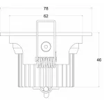 Встраиваемый светильник Deko-Light 565282 Цвет арматуры серебро