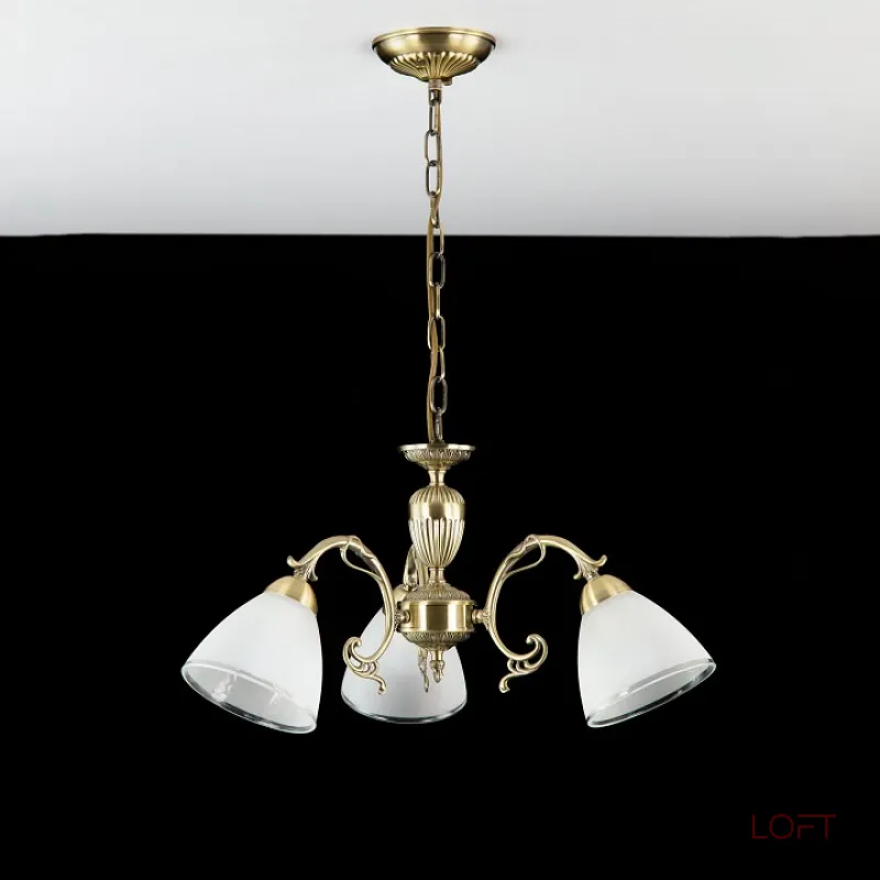 Подвесная люстра Citilux Латур CL413231 Цвет арматуры бронза Цвет плафонов белый Подвесная люстра Citilux Латур CL413231 Цвет арматуры бронза Цвет плафонов белый