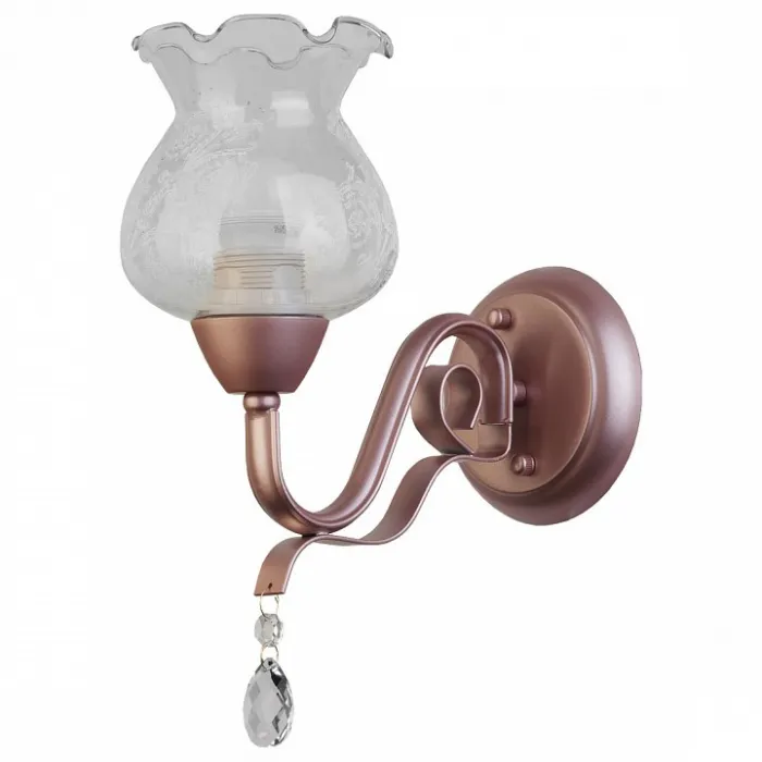 Бра TopLight Kelli TL5680B-01PG Цвет арматуры коричневый Цвет плафонов прозрачный от ImperiumLoft