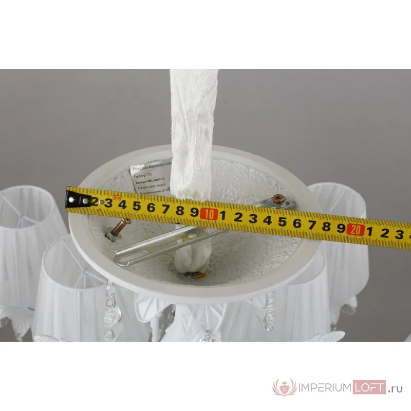 Подвесная люстра Omnilux Catanzaro OML-30807-15 Цвет арматуры белый от ImperiumLoft