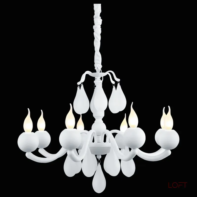 Подвесная люстра Arte Lamp Sigma A3229LM-8WH Подвесная люстра Arte Lamp Sigma A3229LM-8WH