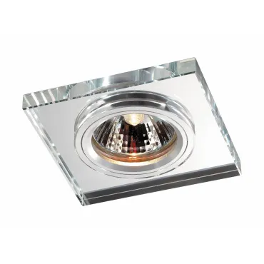Встраиваемый светильник Novotech Mirror 369753 Цвет арматуры серебро Цвет плафонов прозрачный от ImperiumLoft