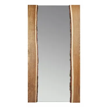 Зеркало настенное (150x80 см) Дуб с корой V20066 от ImperiumLoft