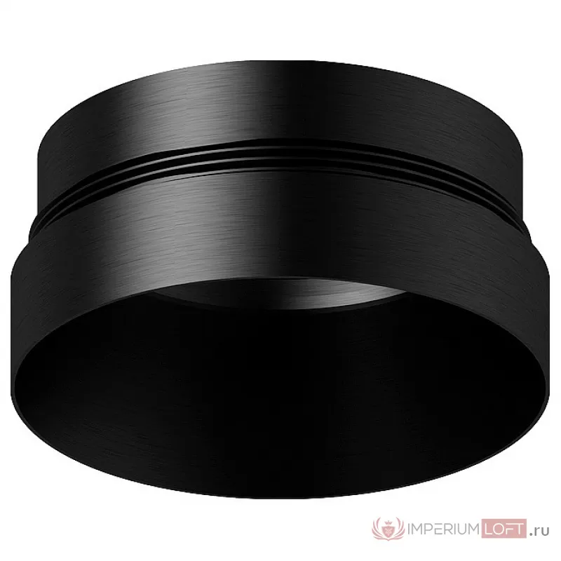 Рамка на 1 светильник Ambrella N613 N6131 PBK черный полированный D60*H25mm Out10mm MR16 Цвет арматуры черный от ImperiumLoft