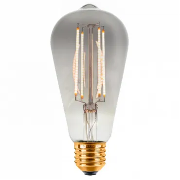 Лампа светодиодная Sun Lumen ST64 E27 4Вт 2200K 057-295 Цвет арматуры черный Цвет плафонов белый