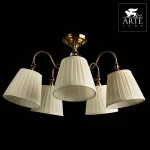 Люстра на штанге Arte Lamp Seville A1509PL-5PB Цвет арматуры медь Цвет плафонов белый от ImperiumLoft