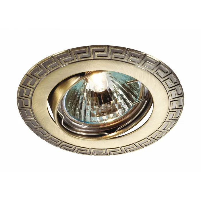 Встраиваемый светильник Novotech Coil 369615 Цвет арматуры бронза Цвет плафонов бронза от ImperiumLoft