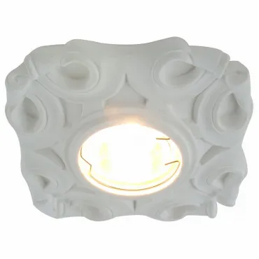 Встраиваемый светильник Arte Lamp Contorno A5305PL-1WH Цвет арматуры белый Цвет плафонов желтый от ImperiumLoft