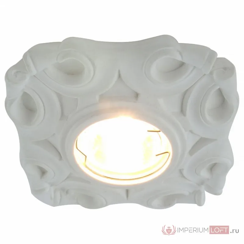 Встраиваемый светильник Arte Lamp Contorno A5305PL-1WH Цвет арматуры белый Цвет плафонов желтый от ImperiumLoft
