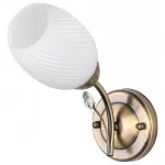Бра TopLight Alana TL3580B-01AB Цвет арматуры бронза Цвет плафонов белый