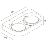 Накладной светильник Donolux DL18696 DL18696/12WW-White